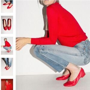 Maryam Nassir Zadeh – Red Rogue Serafina Flat - Size 38.5